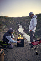 Ukiah Tailgater II Outdoor-Kamin mit Bluetooth-Lautsprecher