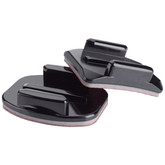 GoPro gebogen + platte kleefbevestigingen