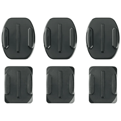 GoPro gebogen + platte kleefbevestigingen