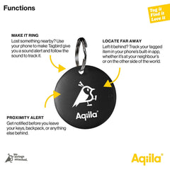 Aqiila TagBird 4-pack Slimme Trackers