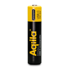 Aqiila Oplaadbare Batterijen AAA 4-Stuks - USB-C Lithium AAA 1,5 V - 600 mAh