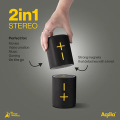 Aqiila Soundbird Duo 2-in-1 Draagbare Luidspreker