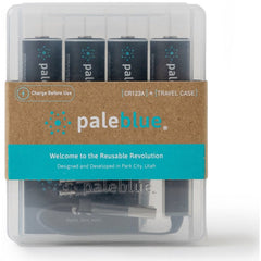 Pale Blue CR123 oplaadbare batterijen