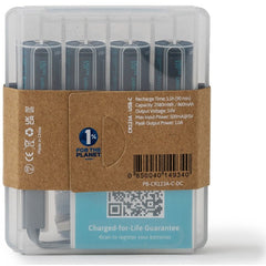 Pale Blue CR123 oplaadbare batterijen