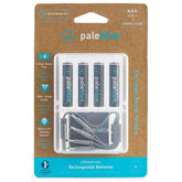 Pale Blue Li-Ion Rechargeable AAA Battery 4-pack