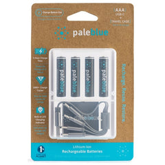 Pale Blue Li-Ion Oplaadbare AAA Batterij 4-pack