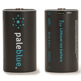 Pale Blue Li-Ion oplaadbare D batterij USB-C 2-pack