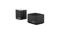 GoPro dubbele batterijoplader + batterij voor HERO12, HERO11, HERO10 & HERO9 Black