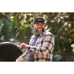 Traeger merkpet met 7 panelen