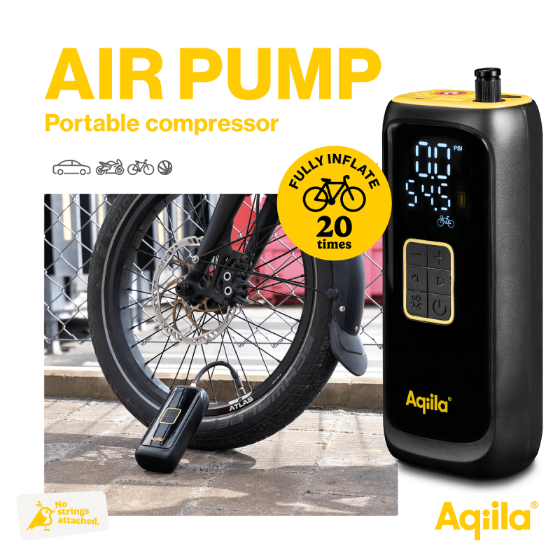 Aqiila Airbird kompressor + powerbank C4