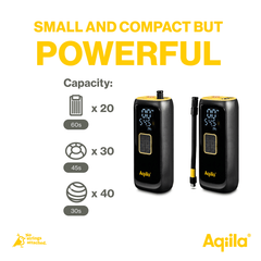 Aqiila Airbird kompressor + powerbank C4