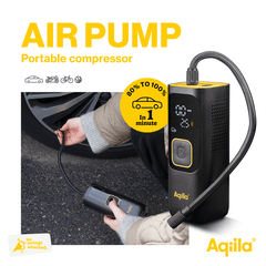 Aqiila Airbird kompressor + powerbank C7