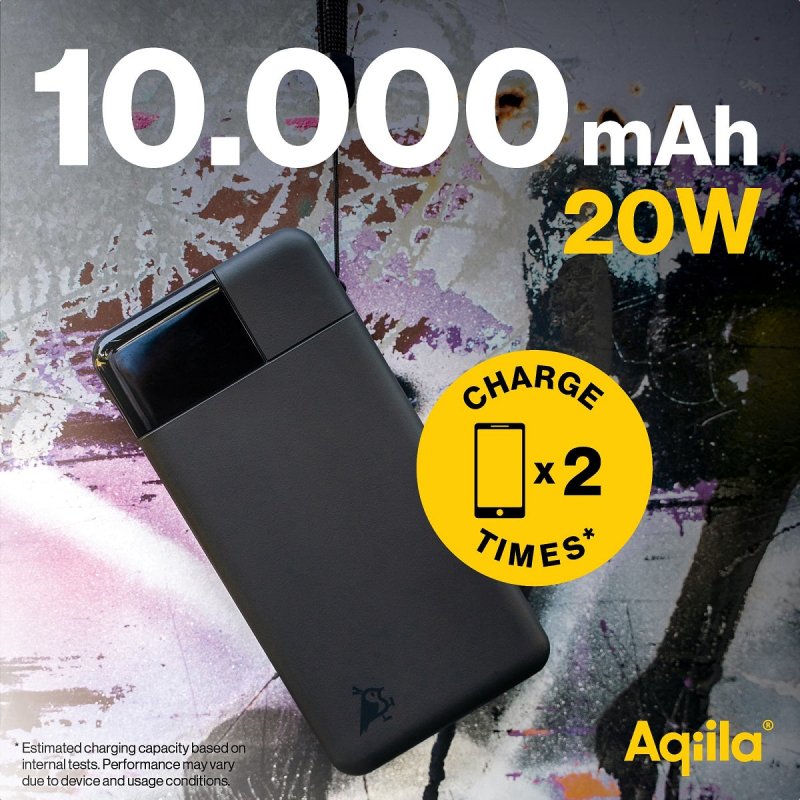 Aqiila Powerbird Powerbank - Moss B10M 10000 mAh 20W
