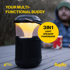 Aqiila Soundbird lykta, högtalare, powerbank B10