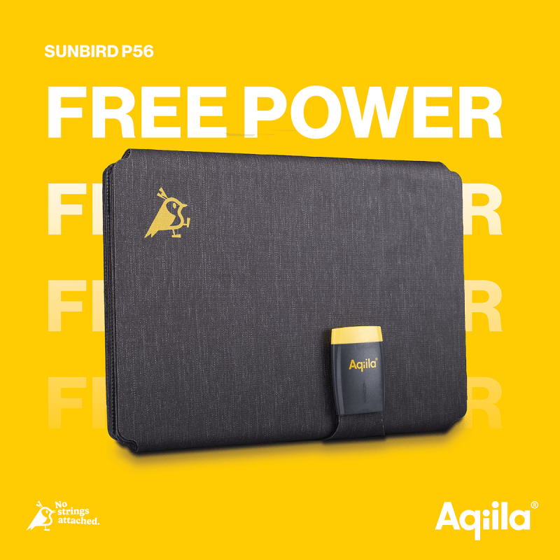 Aqiila Sunbird Chargeur solaire P56 56W