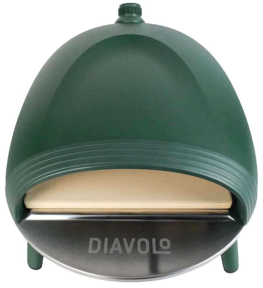 Delivita Diavolo Gas-Fired Pizza Oven - Green