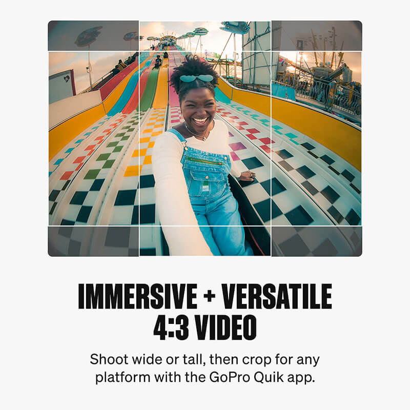 16:9 Breedbeeld + 4:3 Immersieve Opname