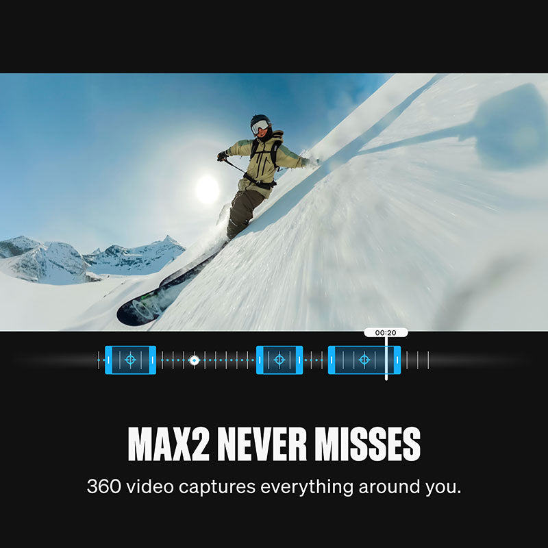 MAX mist nooit met 8K 360-video