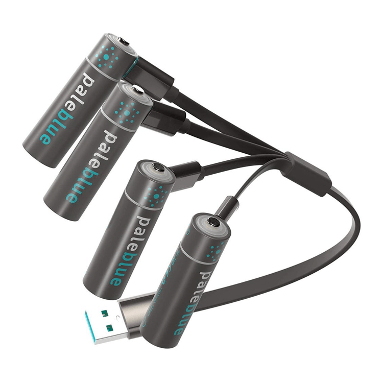 Pale Blue Sustainability Kit 8xAA/8xAAA