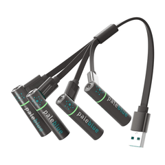 Pale Blue Sustainability Kit 8xAA/8xAAA