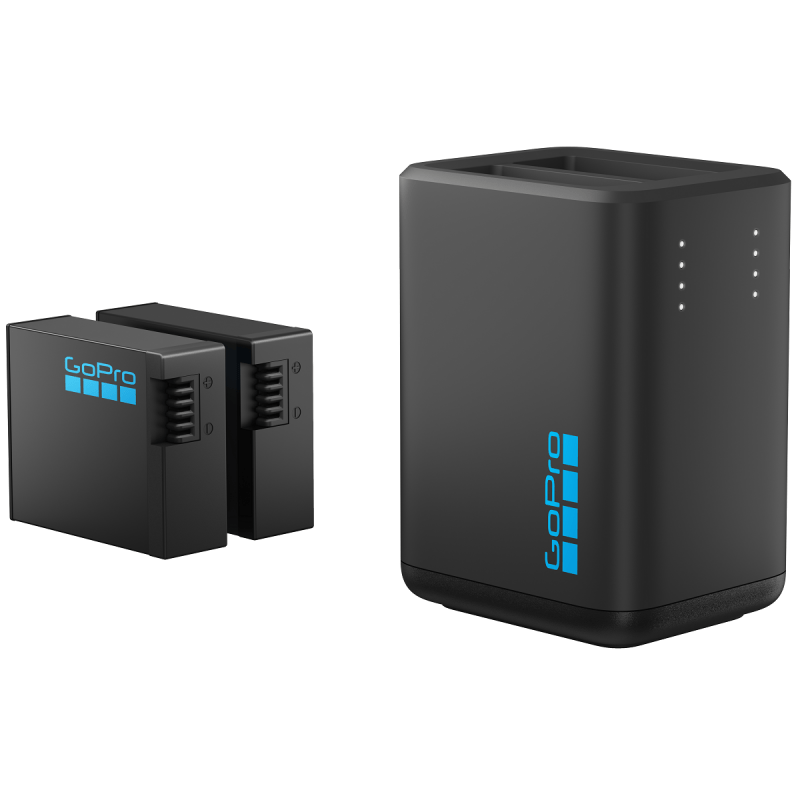 GoPro HERO13 dubbele batterijlader + Enduro batterijen