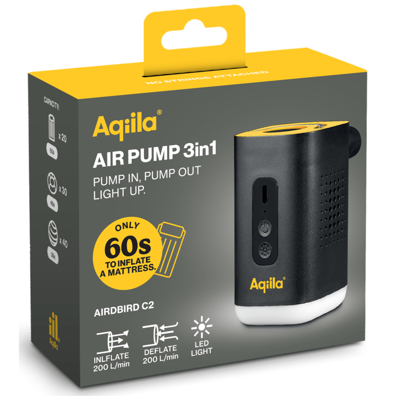 Aqiila Airbird Airpump + Lamp C2