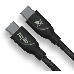 Aqiila flätad laddningskabel USB-C/USB-C 2.0 240W