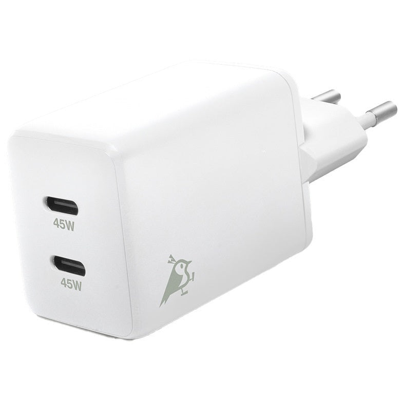 Aqiila Chargebird Wallcharger W2 45W USB-C/USB-A