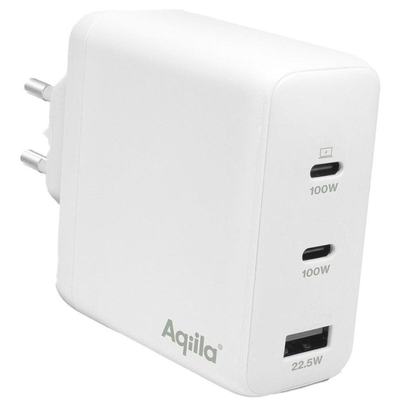 Aqiila Chargebird Wallcharger W4 120W 2xUSB-C/USB-A