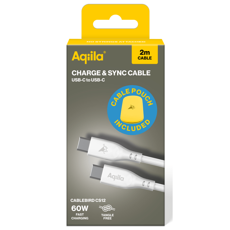 Aqiila Silicon USB-C/USB-C 2.0 60W 2m