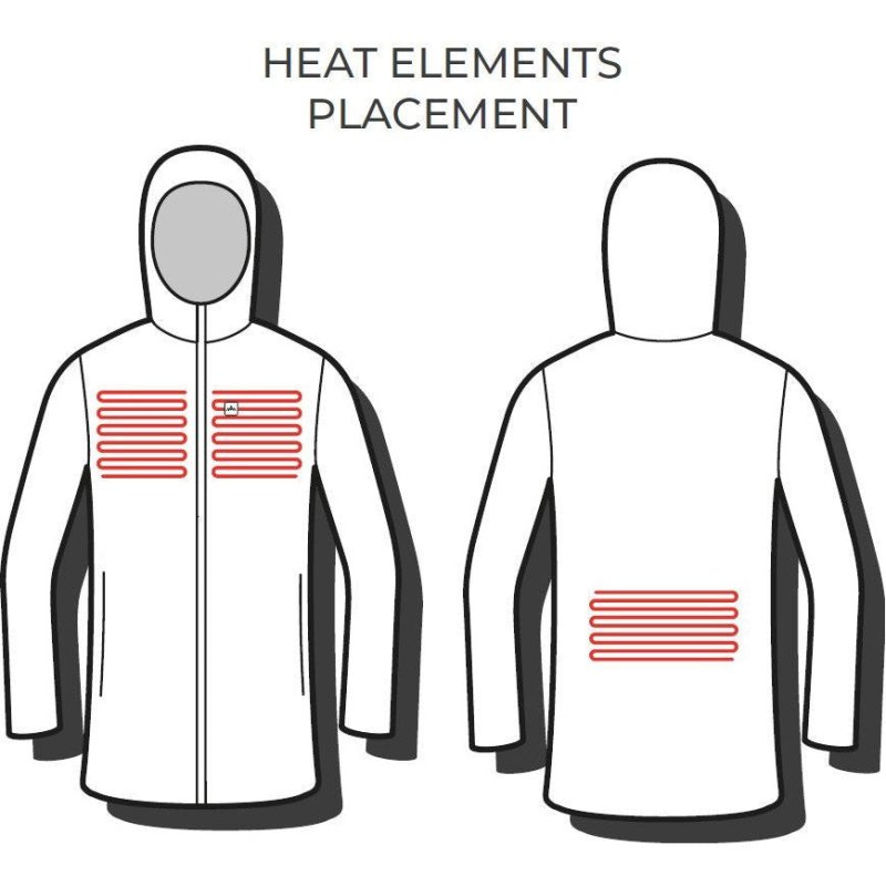 HeatX Uppvärmd Oslo Coat Herr