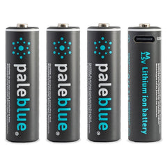 Pale Blue Li-Ion uppladdningsbart AA-batteri 4-pack