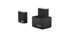 GoPro dubbele batterijoplader + batterij voor HERO12, HERO11, HERO10 & HERO9 Black